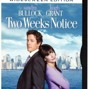 Two Weeks Notice Sandra Bullock Hugh Grant Widescreen 2003 Romantic Comedy